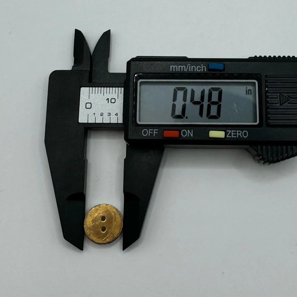 VINTAGE Metal Plastic MOP & Crystal Buttons - Lot of 25 - Picture 9 of 17